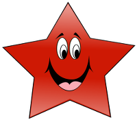 picture of cartoon star